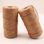 100M Natural Jute Twine - Heavy-Duty Rustic Fiber Rope For Gardening, Crafts, Wedding Decorations, Plant Wrapping & Rustic Home Decor - Twine With Natural Brown Color & Rough Texture (No Processing) - Durable Fabric Material For Arts & Crafts, Rustic Tools & Lawn Care, Perfect For Gift Wrapping And Decorative Projects, Craft Enthusiasts - Image 2