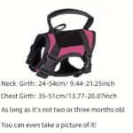 Tactical Cat Vest With Adjustable Straps & Red Cross Patch - Durable 600D Nylon Chest Harness For Small Dogs & Cats, Secure Leash Attachment, Ergonomic Design For Training & Outdoor Adventures, Cat Vest Harness, Adventure Pet Gear, Sturdy Construction - Image 12