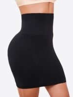 Seamless Solid Shaping Skirt, High Waist Stretch Half Slips Petticoat, Women'S Underwear & Shapewear - Image 4