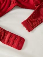 Contrast Lace Push Up Bra, Elegant Scallop Trim Bow Tie Bra, Women'S Lingerie & Underwear - Image 5