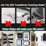 10/20Pcs Self Adhesive Hook And Loop Strips, Sticky Back Tape Fastener Heavy Duty Mounting Strips For Home Or Office Use Instead Of Holes And Screws Adhesive Fastener Hook Loop With Glue For Diy Sofa - Image 12