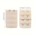 4Pcs Set Of 2-Hook Bra Strap Extensions, Comfortable And Adjustable Bra Buckle, Women'S Underwear And Accessories - Image 2