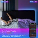Smart Rgb Led Strip Lights For Bedroom, 91.44-3048.0Cm Indoor With 44-Key Remote, Sync To Music, Timer & App Control, Multiple Lighting Modes For Music Room, Living Room, Halloween, Wedding & Party Decor, Usb Powered, Non-Waterproof, Color Grading, Dimmable, App-Controlled Lighting | Vibrant Led Strip | Sync To Music Technology, Led Lights For Bedroo - Image 8