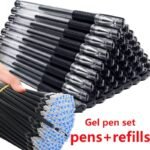 23Pcs Large Capacity Gel Pens - Smooth 0.5Mm Tip, Black, Blue And Red Ink Colored Ballpoint Pens Kawaii Pens Student Office Stationery School Supplies.