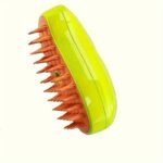 Lemon/Mango/Banana Styles, Multiple Options Available. Self-Cleaning Steam Cat Brush, One-Key Spray & Massage, Universal For Cats And Dogs. Standard Version (Fixed Head + 150Mah), Lemon Pro Version (2 Replaceable Heads + 400Mah Large Battery). - Image 9