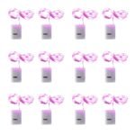 12Pcs Led Copper Wire Fairy String Lights - 2-Meter Long Battery-Powered Mini Firefly Lights With Warm Yellow Glow, Perfect For Bedroom, Home, Garden, Weddings, Christmas & Party Decor, Indoor/Outdoor Use, Fairy Lights For Bedroom, Festive Lighting, Rustic Charm Decor, Button Control Operation - Image 15