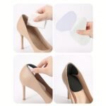 Polyester High Heel Cushions And Cups - 1 Pair Soft Heel Grips Pads For Shoes Too Big, Anti-Slip Shoe Inserts For Women - Image 4