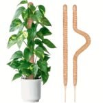 1Pc Flexiplant Metal Moss Pole For Monstera And Climbing Plants, Indoor Plant Support Stake Frame With Extension