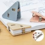 10Pcs Multi-Functional Office Triangle Book Clip - Anti-Roll Plastic File Folder Organizer - Image 3
