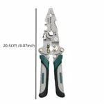 Multifunctional Foldable Wire Strippers: Special Wire Strippers For Electricians, Can Strip Wires, Cut Wires, Twist Water Pipes, Crimp Terminals, Etc., One Pair Is More Than One Pair. Folding Design, Easy To Store. Can Be Used For Electricians, Families, Construction Sites, Etc. - Image 6