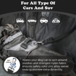 Adjustable Dog Car Seat Belt With Secure Buckle - Heavy-Duty Pet Safety Harness, Quick-Release Buckle, Machine Washable Dog Leash For Suvs, Sedans, Trucks - Vehicle Restraint For Small To Large Dogs - Travel Safety Leash, Dog Seatbelt, Sturdy Metal Clip, Reinforced Stitching, Suv Owners, Dog Leash For Car, Dog Harness, Nylon Cord For Car Belt, Car Belt, Dog Belt, Dog Manner Belt, Dog Seatbelt For Car, Dog Car Restraint, Dog Harness For Small/Medium/Large Dogs, Dog Accessory - Image 6