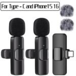 Wireless Lavalier Microphone With Usb-C, 2, 4Ghz Non-Wireless, Rechargeable Lithium Battery, Plug And Play, For Android, For Iphone, For Ipad - Ideal For Live Streaming, Interviews, And Video Recording, Live Streaming Microphone | Modern Microphone Design | Durable Build Quality, Microphone For Recording - Image 9