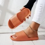 Women'S Comfy Pink Eva Slides - Thick Sole, Non-Slip, Casual Slip-On Slippers For Indoor/Outdoor Use, Perfect For Beach & Home Relaxation, Indoor Slippers|Slipon Style|Eva Material, Ladies Slippers - Image 11