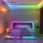 Rgb+Ic Led Strip Light With App Control, 3-Key Remote, Multi-Mode Dimming, Music Sync, Usb Powered, Non-Waterproof, Built-In Mic, For Pc, Tv, Bedroom, Dining, Living, Gaming, Bar, Party - Indoor Use, 99.97Cm-10.0Meter - Image 8