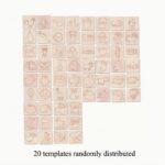 Set Of 20 Wooden Diy Drawing Stencils And Tools For Drawing. - Image 3
