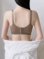 Rhinestone Decor Jacquard Lace Wireless Anti Sagging Bra, Elegant Adjustable Straps Push Up Breathable Bra, Women'S Lingerie & Underwear - Image 8