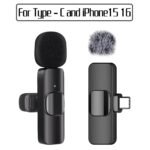 Wireless Lavalier Microphone With Usb-C, 2, 4Ghz Non-Wireless, Rechargeable Lithium Battery, Plug And Play, For Android, For Iphone, For Ipad - Ideal For Live Streaming, Interviews, And Video Recording, Live Streaming Microphone | Modern Microphone Design | Durable Build Quality, Microphone For Recording - Image 7