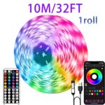 Smart Rgb Led Strip Lights For Bedroom, 91.44-3048.0Cm Indoor With 44-Key Remote, Sync To Music, Timer & App Control, Multiple Lighting Modes For Music Room, Living Room, Halloween, Wedding & Party Decor, Usb Powered, Non-Waterproof, Color Grading, Dimmable, App-Controlled Lighting | Vibrant Led Strip | Sync To Music Technology, Led Lights For Bedroo - Image 7