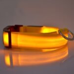 Pet Dogs Adjustable Luminous Collar For Night Safety - Striped Glow-In-The-Dark Collar For Night Walking - Image 11