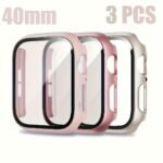 3Pcs Sports & Casual Protective Case Set For Apple Watch, Full-Body Shockproof Scratch-Resistant Hard Pc Cover With 9H Tempered Glass Screen Protector, Compatible With Apple Watch 38/42/40/44/41/45/46Mm, Ultra/Series 11/10/9/8/7/6/5/Se/4 - Image 11