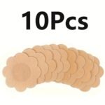 10/20Pcs Disposable Non- Chest Patches - Ultra-Thin Transparent Breathable Anti-Glare & Anti-Peeping Wedding Dress Covers With Floral & Round Cutouts For Bridal Wedding Day Confidence, Bride Accessories - Image 7