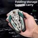 Multifunctional Foldable Wire Strippers: Special Wire Strippers For Electricians, Can Strip Wires, Cut Wires, Twist Water Pipes, Crimp Terminals, Etc., One Pair Is More Than One Pair. Folding Design, Easy To Store. Can Be Used For Electricians, Families, Construction Sites, Etc. - Image 8