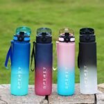 1Pc Gradient Color Water Bottle With Straw Lid, Leakproof Sports Flask, Portable With Carry Loop, Insulated For Hot/Cold Beverages, Gym/Outdoor/Travel Use - Image 6