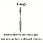 12Pcs Retractable Gel Pen Set Fine Tip, Black Ink, Including 5 Pens And 5 Refills, Perfect For Office, School And Home Use - Image 14