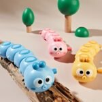1Pc/2Pcs/3Pcs Caterpillar Toys, Sensory Toys, Parent Child Interactive Toys, Holiday Gifts For Kids, Party Favors (Random Rotation Handle), Interactive Play, Sensory Play, Durable Plastic, Sturdy Construction, Interactive Toy, Party Favor Pack - Image 12