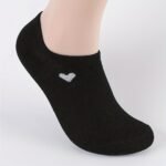 6/10 Pairs Unisex Ankle Socks With Heart Accents - Soft Breathable Moisture-Wicking No-Show Boat Socks For Men & Women, Assorted Colors, All-Season Casual Athletic Office Wear, Machine Washable - Image 14