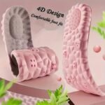2Pcs Ultra-Soft Eva Insoles For Women - Breathable, Odor-Eliminating, Sweat-Absorbent With Shock Absorption - Pink Anti-Fatigue Comfort Inserts For Running & Extended Standing, Customizable Size - Image 6