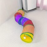 3-In-1 Cat Tunnel & Interactive Tunnel System With Folding Design - Heavy-Duty Cat Tree Tube With Multi-Color Options (Green, Blue, Yellow, Red, Purple, Black, White, Grey, Beige) - / Cat Toy For Hunting Instincts, Hide & Seek, Multi-Color Tunnel For - Image 10