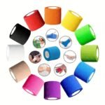 1 Roll Non-Woven Sports Bandages Elastic Self-Adhesive Bandages For Foot Finger Ankle Arm Sport Knee Pad Support - Image 16