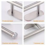 Stainless Steel Toilet Paper Holder, Self-Adhesive Wall Bracket, Modern Bathroom Tissue Holder, Shower Towel Rack Accessory - Image 25