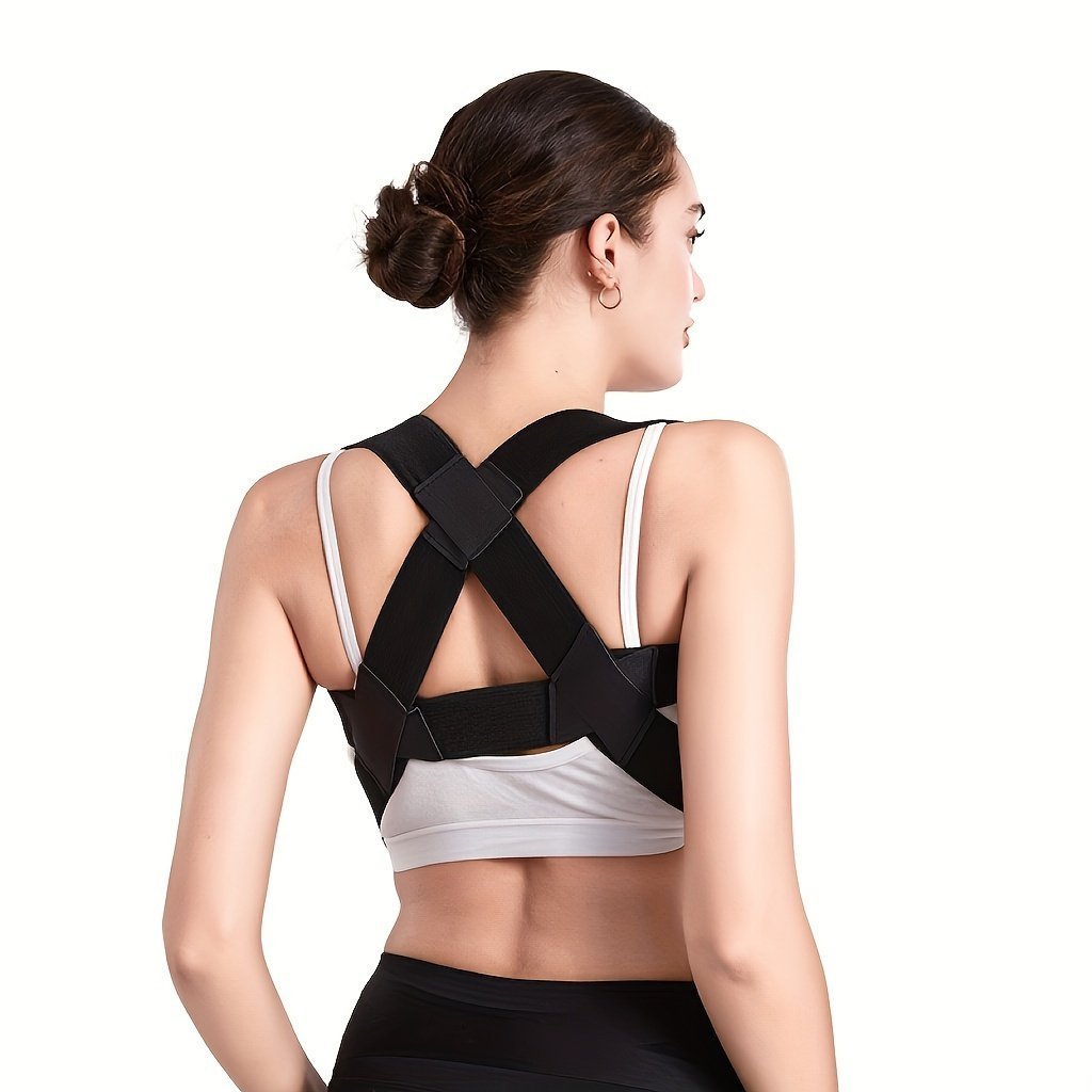 product-fancy-bc659337-167a-4d93-8085-5f2dfab7286c.jpg Adult Female Back Improvement Posture Harness, Invisible Design, Adjustable And Comfortable Fit, Shoulder Support Strap, S/M/L Size, Helps Improve Posture. - Image 1