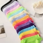 10 Pairs Of 5 Pairs Of Candy Color Socks, Soft And Comfortable Ankle Socks, Used For Gifts, Women'S Long Socks And Items - Image 5
