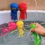 Cute Octopus Squeeze Toy, Fun Animal Gripper For Kids Ages 6 & Under, Perfect For Summer Pool Parties, Reusable Squeeze Toys For Boys & Girls, Great Gift For Halloween/Christmas/Easter