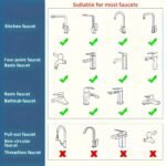 1Pc Universal 360? Rotating Kitchen Faucet Extender - Anti-Splash, Water-Saving Aerator Nozzle For Balcony Sink & Bathroom, Easy Vegetable Washing And Sink - Image 6