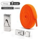 1 Pair Free-Tie Shoelaces Set, 2Pcs Elastic Shoelaces & 2Pcs Shoelaces Buckles For Sneakers Canvas Shoes, Street Style - Image 17