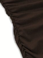 Ruched Solid Tube Dress, Casual Dress For Spring & Summer, Women'S Clothing - Image 7