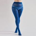 Plus Size Casual Stockings, Women'S Plus Solid Semi Sheer High Rise Thin Pantyhose - Image 9