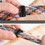 Versatile Accessory, Adjustable Magnetic Nylon Strap For Apple Watch - Durable Braided Solo Loop, Secure Buckle Closure, Compatible With Series 1-10 & Ultra/Ultra 2, Multiple Colors Available, Wearable Tech Gear|Stylish Wristband|Versatile Fashion, Apple Watch Accessories - Image 4