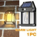 1Pc Macrocosm Solar Wall Lamp With Motion Sensor & Auto On/Off, 3 Modes, Waterproof Outdoor Garden Light, Matte Black Finish, Semi-Flush Mount For Patio, Villa, Courtyard - Durable Plastic, Solar-Powered, Solar Outdoor Lights, Patio Illumination, Sleek Design, Durable Plastic Lamp, Solar Light Outdoor Large, Solar Light For Outside, Solar Outdoor Light, Solar Motion Sensor, Solar Exterior Lamp, Wall Lamp Led, Entrance Solar Light, Solar Light For Exterior, Motion Sensor Solar Light - Image 3