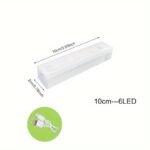 1Pc Wireless Motion Sensor Led Cabinet Light With Magnetic Auto On/Off, Usb-Powered Smart Lighting, Magnetic Track - Heavy-Duty Construction For Kitchen, Stairs, Wardrobe, Hallway - Energy-Efficient Led Strip Lighting With Motion Sensor, Usb Rechargeable, Easy Installation For Cabinets, Closets, Stairs, Emergency Lighting - Compatible With Smart Home Systems - Image 3