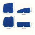 1Set, Multi-Function Silicone Sealant Applicator, Scraping Board 4Pcs Set, Caulking Tool, Home Improvement Essentials, Manual Operation, No Electricity Needed, Easy Application, Durable Construction, Diy Enthusiasts - Image 4