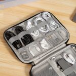 1Pc Lycra Travel Cable Organizer Case - Multi-Pocket Electronic Accessories Box For Cables, Chargers, Memory Cards - Portable Tech Gear Pouch For Office And Travel Essentials - Image 2