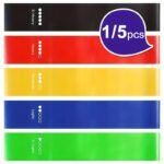 1/5Pcs Of Resistance Bands For Glutes, Yoga Bands For Enhancing Buttocks, Fitness Resistance Bands For Women.