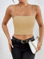 European And American Sexy Bustier Waist Tie Top - Image 3