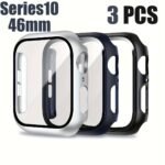 3Pcs Sports & Casual Protective Case Set For Apple Watch, Full-Body Shockproof Scratch-Resistant Hard Pc Cover With 9H Tempered Glass Screen Protector, Compatible With Apple Watch 38/42/40/44/41/45/46Mm, Ultra/Series 11/10/9/8/7/6/5/Se/4 - Image 31