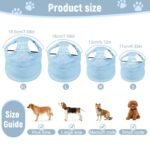 1Pc Adjustable Dog Baseball Cap With Ear Holes - Breathable Sun Protection Hat For Small To Medium Dogs, Black With White Logo, Outdoor Pet Accessory, Dog Hat, Adjustable Headgear, Durable Pet Wear - Image 12